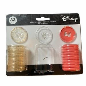 Disney Happy Planner Mickey & Minnie Mouse Medium Plastic Discs Value Pack